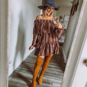 Misty Layered Ruffled Dress